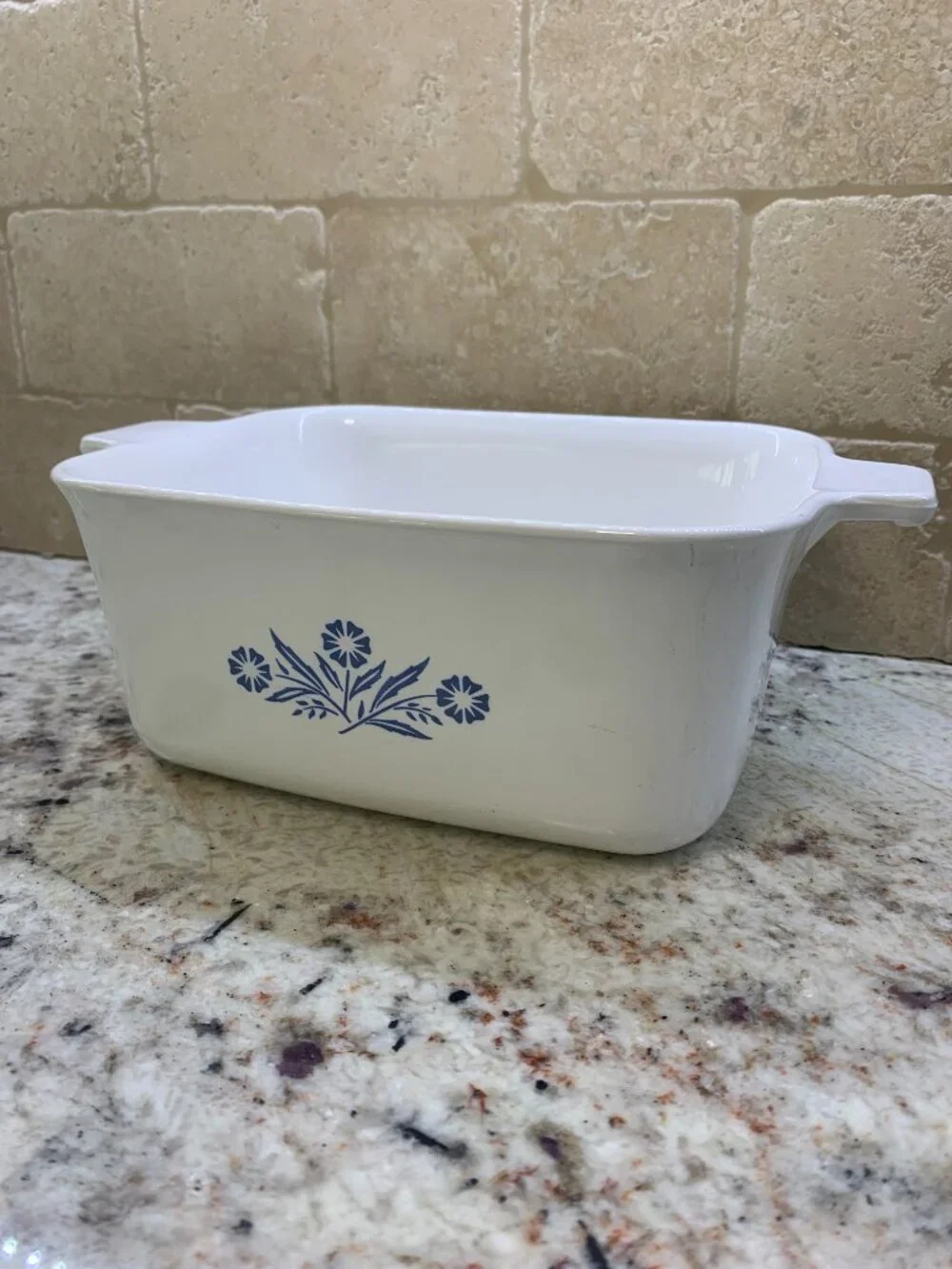 Vintage Corning Ware Blue Cornflower P-4-B 1 1/2 QT. Loaf